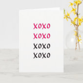 Classic Xoxo I Love You Card Karte (Gelbe Blume)