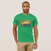 Classic Yellowstone National Park Geyser Establish T-Shirt (Vorne ganz)