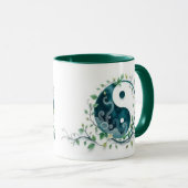 Classic Yin Yang ☯️ Balance Cup Tasse (VorderseiteRechts)