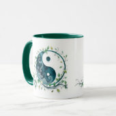 Classic Yin Yang ☯️ Balance Cup Tasse (Vorderseite Links)