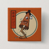 Classic Yokai Karakasa-obake - Japanische Folklore Button (Vorderseite)