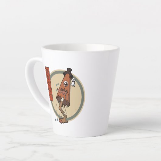 Classic Yokai Karakasa-obake - Japanische Folklore Milchtasse (Linke Ecke)