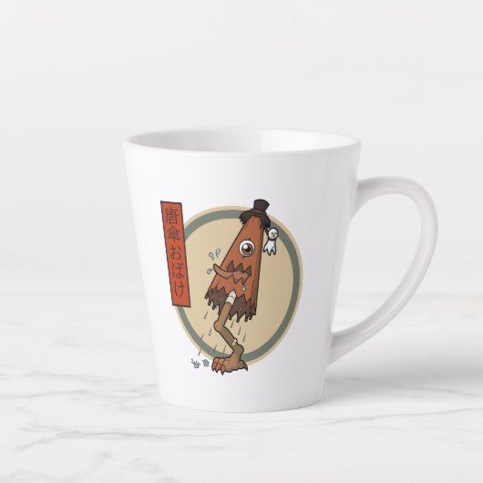 Classic Yokai Karakasa-obake - Japanische Folklore Milchtasse (Rechts)