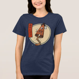 Classic Yokai Karakasa-obake - Japanische Folklore Tri-Blend Shirt