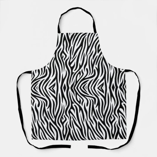 Classic Zebra Print Schürze (Vorderseite)