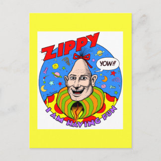 Classic Zippy Yellow Postkarte