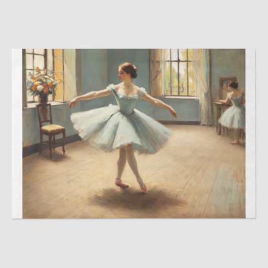 Classical Ballerina Studio Decoupage Seidenpapier (Vorderseite)