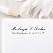 Classical Calligraphy Elegant Plain Black & White (Insitu)