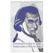 Classical Composers Calendar/Komponisten Kalender (Titelbild)