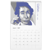 Classical Composers Portraits in Blue & Gray, 2026 Kalender (Mär 2027)