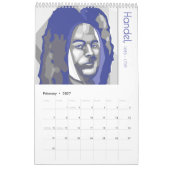 Classical Composers Portraits in Blue & Gray, 2026 Kalender (Feb 2027)