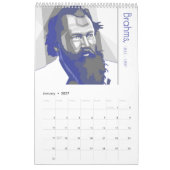 Classical Composers Portraits in Blue & Gray, 2026 Kalender (Jan 2027)
