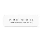 Classical Creative Trendy Black & White Minimalist (Vorne)