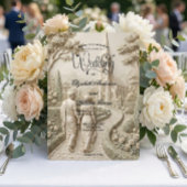 Classical Dark Academia Grecian Art Wedding Einladung