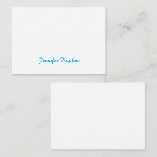 Classical Handwriting Minimalist Professional Begleitkarte (Vorne/Hinten)