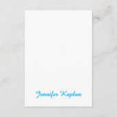 Classical Handwriting Minimalist Professional Begleitkarte (Vorderseite)