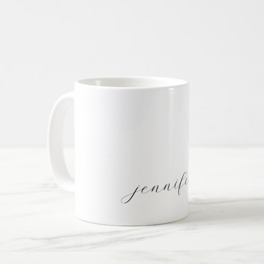 Classical Handwriting Minimalist Professional Kaffeetasse (Vorderseite Links)