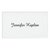 Classical Handwriting Minimalist Professional Namenschild (Vorderseite)