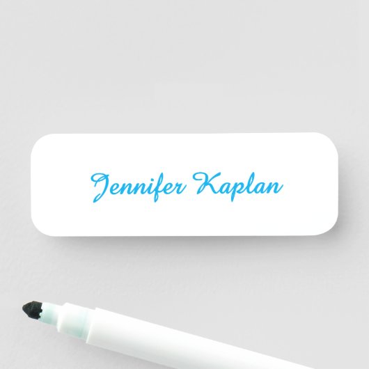 Classical Handwriting Minimalist Professional Namensschild (Beispiel)