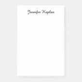 Classical Handwriting Minimalist Professional Post-it Klebezettel (Vorderseite)