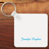 Classical Handwriting Minimalist Professional Schlüsselanhänger (Vorderseite)