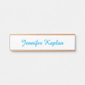 Classical Handwriting Minimalist Professional Türschild (Vorderseite )