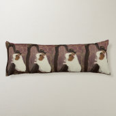 Classical Harpist Guinea Pig Body Pillow Seitenschläferkissen (Rückseite)