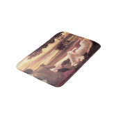 Classical Idyll (von Frederic Leighton) Badematte (Schrägansicht)