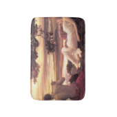 Classical Idyll (von Frederic Leighton) Badematte (Vorderseite Vertikal)