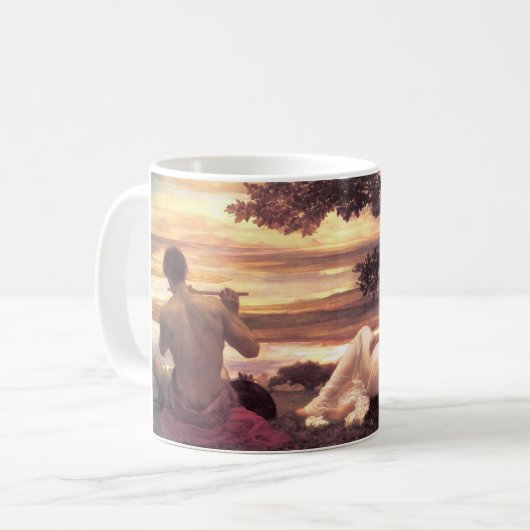 Classical Idyll (von Frederic Leighton) Kaffeetasse (Vorderseite Links)