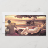 Classical Idyll (von Frederic Leighton) Karte (Vorderseite)