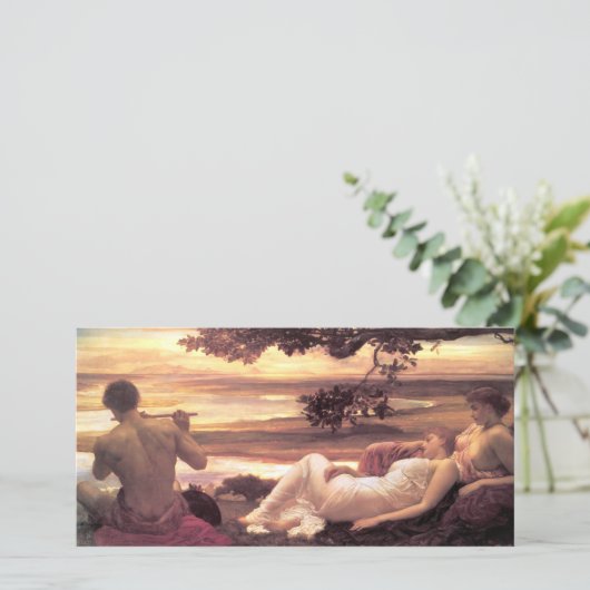 Classical Idyll (von Frederic Leighton) Karte (Stehend Vorderseite)