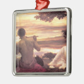 Classical Idyll (von Frederic Leighton) Ornament Aus Metall (Links)