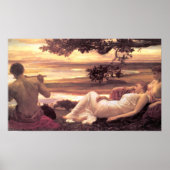 Classical Idyll (von Frederic Leighton) Poster (Vorne)