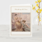 Classical Ladies – “Thinking of You” Card Karte (Gelbe Blume)