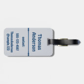 Classical Medical Color Combination Gepäckanhänger (Rückseite horizontal)