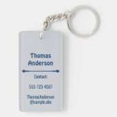 Classical Medical Color Combination Schlüsselanhänger (Rückseite)