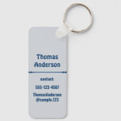 Classical Medical Color Combination Schlüsselanhänger (Rückseite)