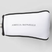 Classical Minimalist Professional Plain Golf Headcover (Vorderseite)