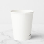 Classical Minimalist Professional Plain Pappbecher (Rechts)
