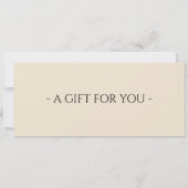 Classical Music Ticket Gift Certificate Einladung (Rückseite)