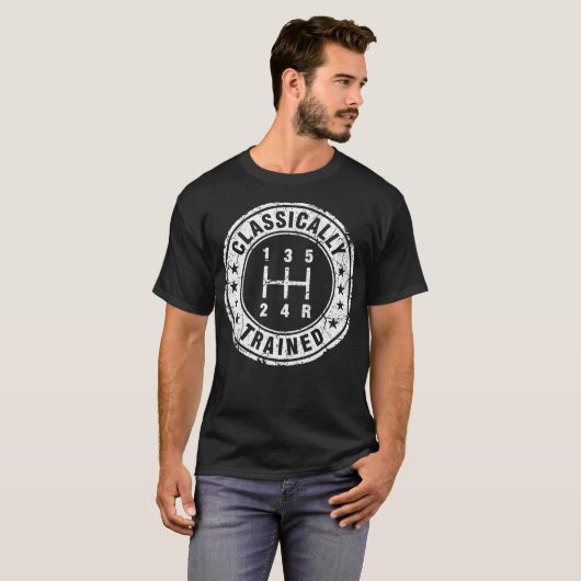 Classically Trained Car Guy Manual Transmission T-Shirt (Vorne ganz)