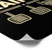 Classically Trained Manual Car Pedals Driving Poster (Ecke)