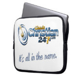 ClassicChristian247.com-Laptop-Tasche Laptopschutzhülle (Vorderseite Links)