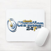 ClassicChristian247.com-Mausunterlage Mousepad (Mit Mouse)