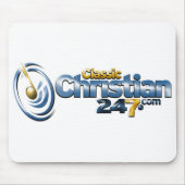 ClassicChristian247.com-Mausunterlage Mousepad (Vorne)