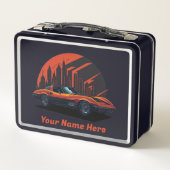 Classics Cars Chevy Corvette 002 Metall Brotdose (Rückseite)