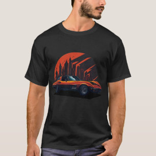 Classics Cars Chevy Corvette T - Shirt 002