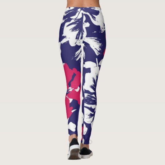 Classics Ladys Blume Leggings (Rückseite)