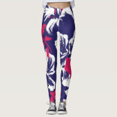 Classics Ladys Blume Leggings (Vorderseite)